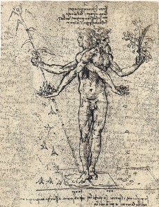 Fig. 9  Leonardo da Vinci 'Allegory of Pain and Pleasure', c. 1480, Christ Church Picture Gallery, Oxford.