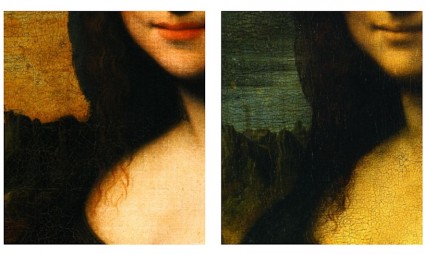 The Prado Mona Lisa before and after restoration